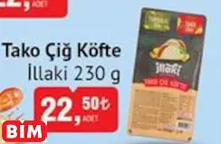 İLLAKİ  TAKO ÇİĞ KÖFTE
